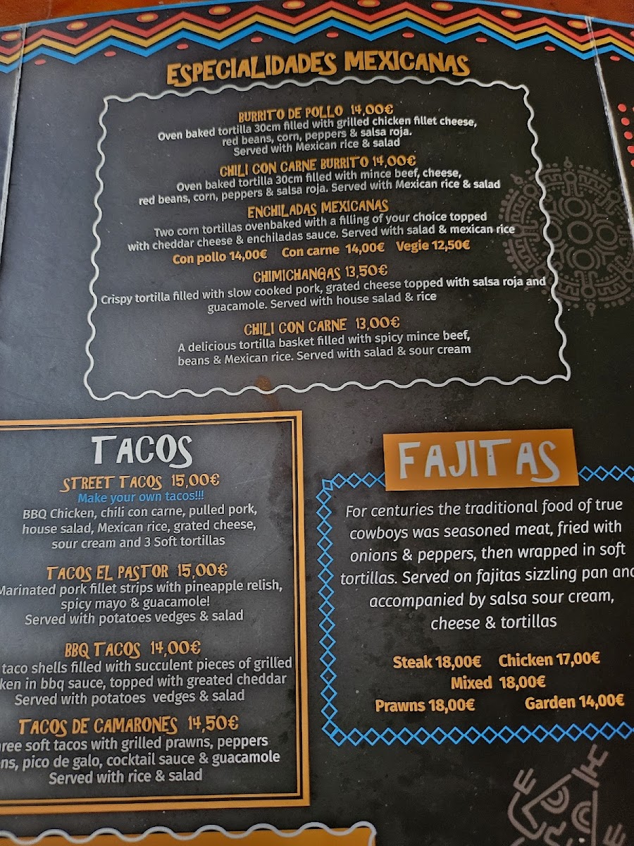 La Madera Tex-Mex Restaurant Photo Menu 6
