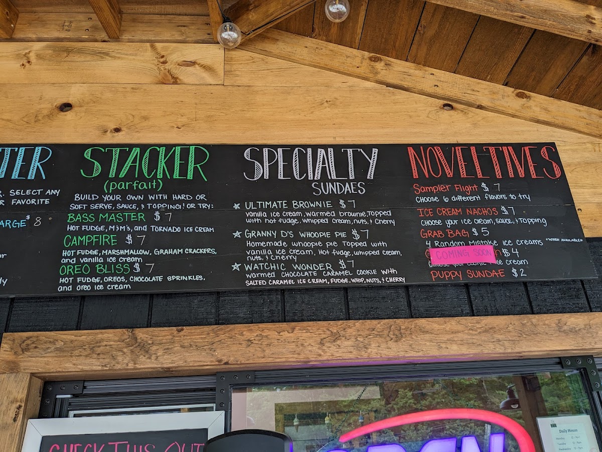 Outpost Scoop Shoppe Photo Menu 10