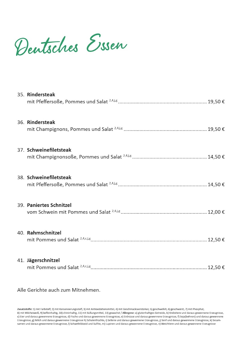 Restaurant Bürgerhaus Niedersalbach Photo Menu 1