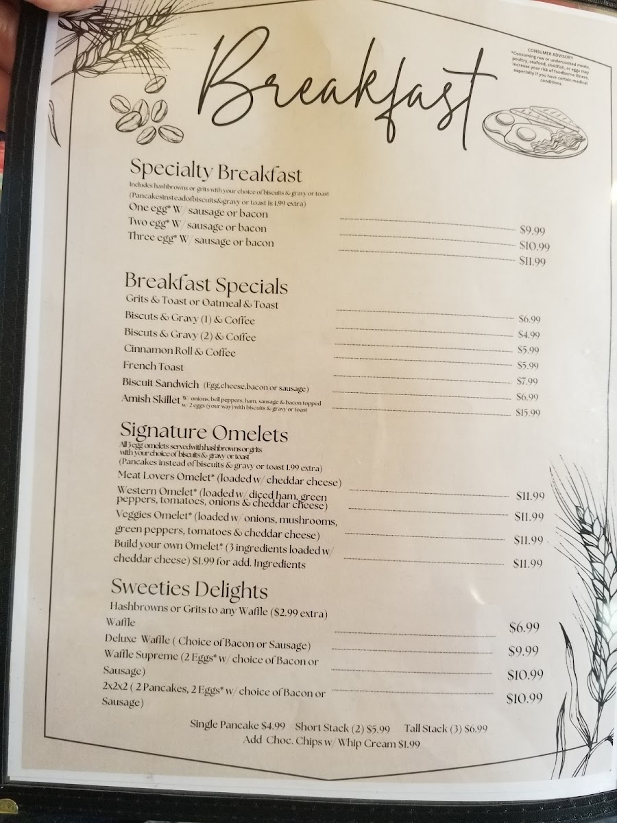 Sweetie Pies Amish Bakery & Cafe Photo Menu 4