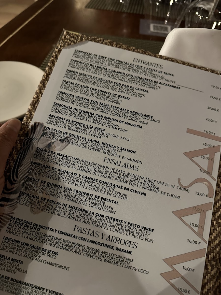 Masai Restaurant & Lounge Photo Menu 3