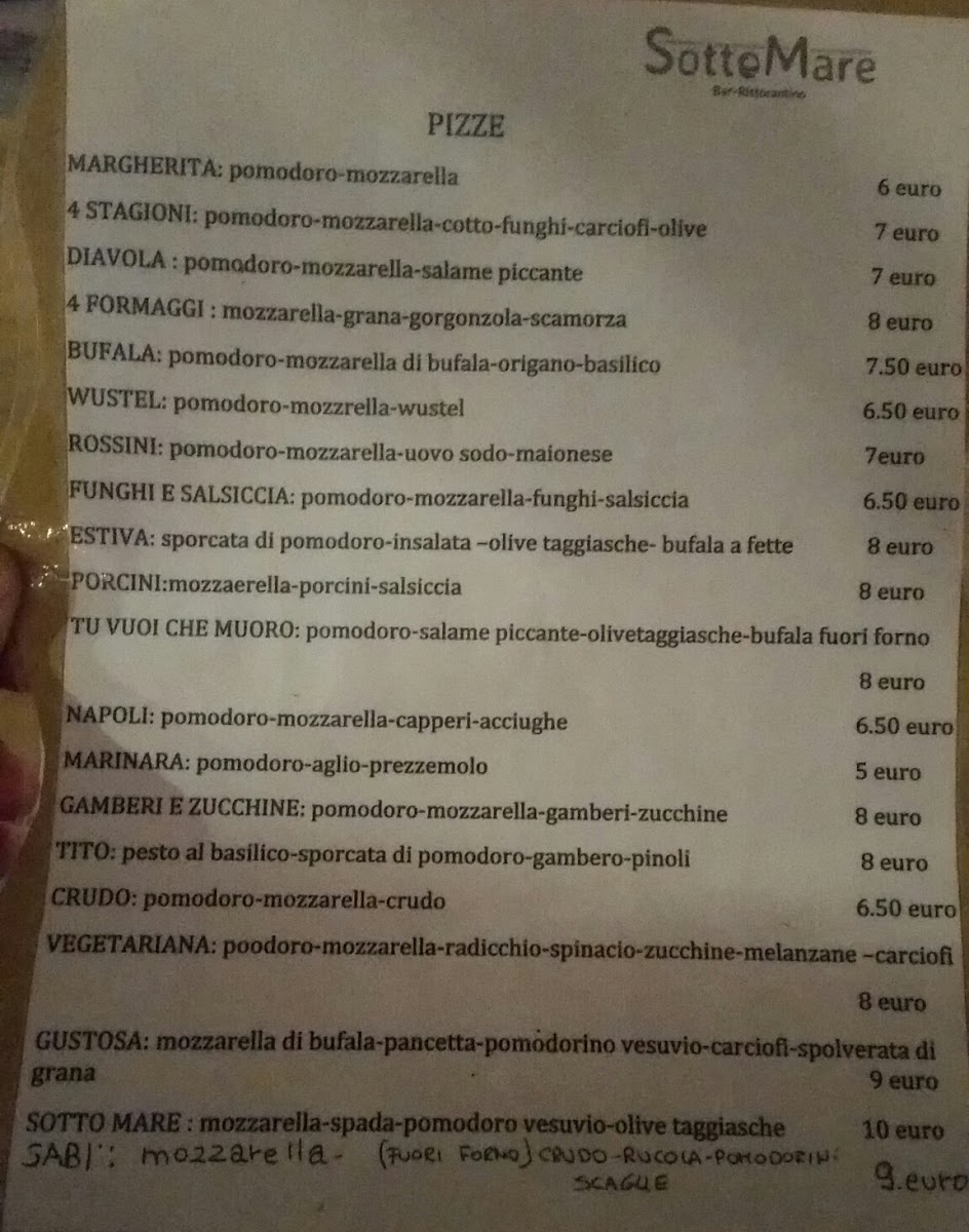 Ristorante Sottomare Photo Menu 3
