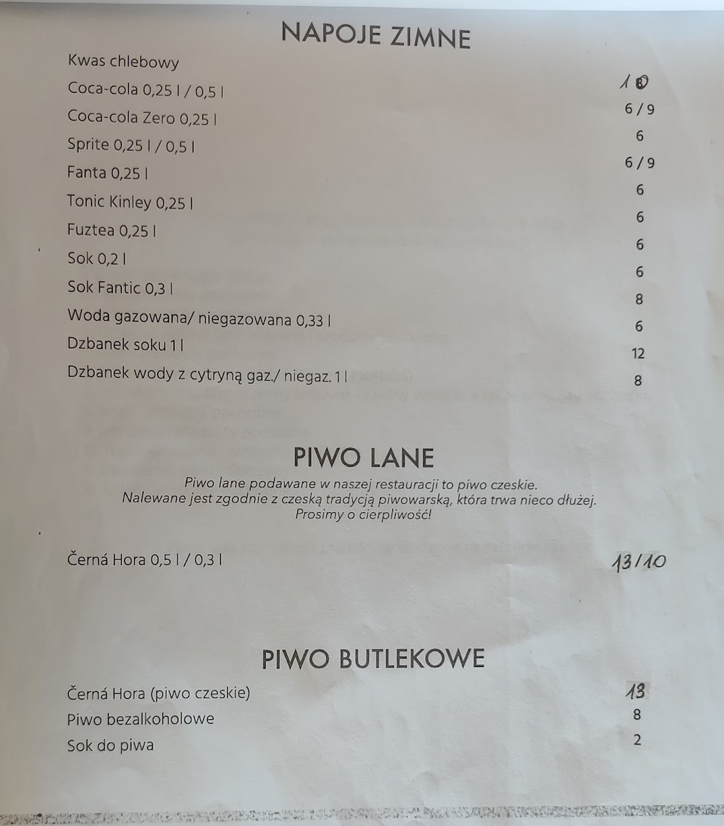 Oberża Krosno Photo Menu 8