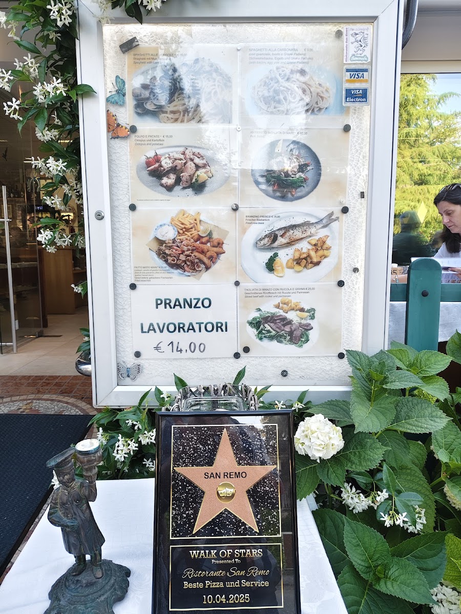Ristorante Pizzeria San Remo Photo Menu 1