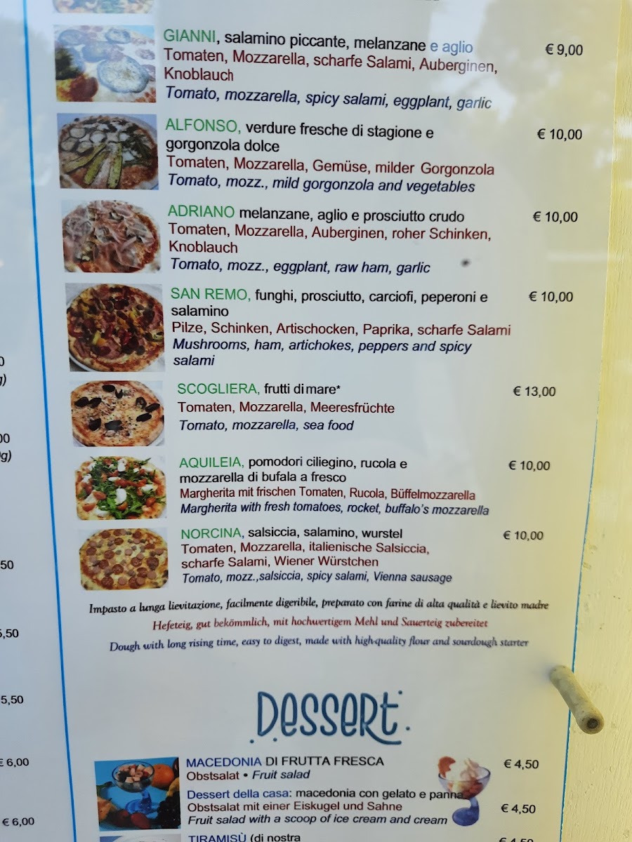 Ristorante Pizzeria San Remo Photo Menu 10