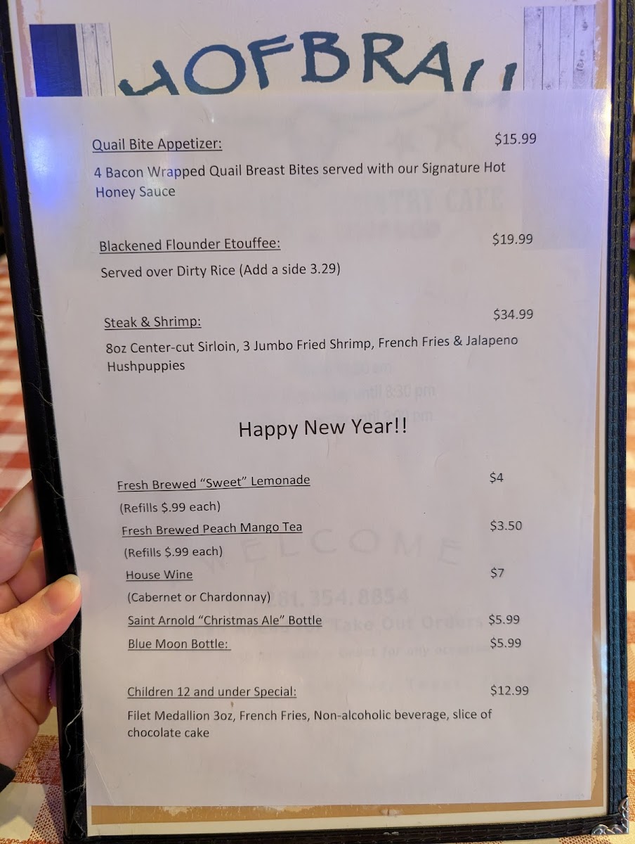 Hofbrau Steaks Photo Menu 9