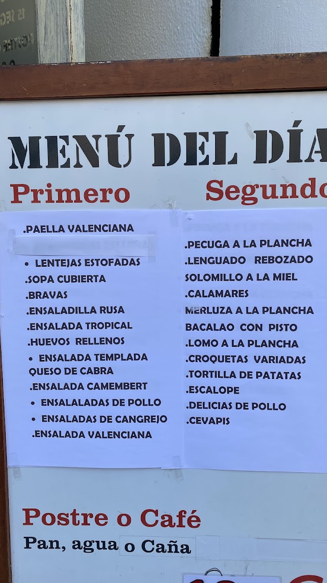 Bulevar 63 Photo Menu 1