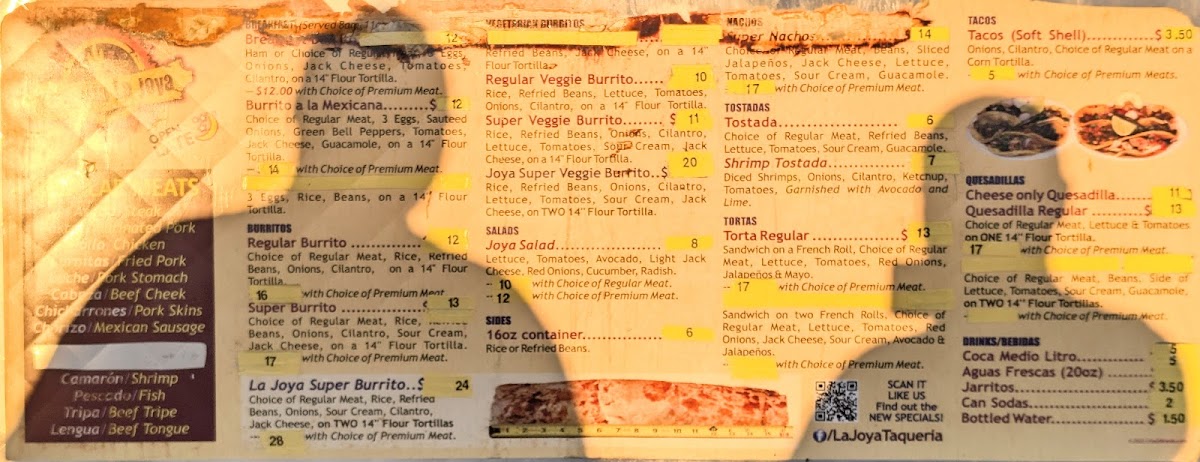 Tacos La Joya Photo Menu 4