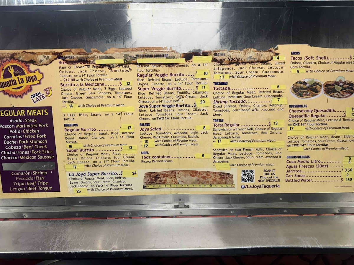Tacos La Joya Photo Menu 7