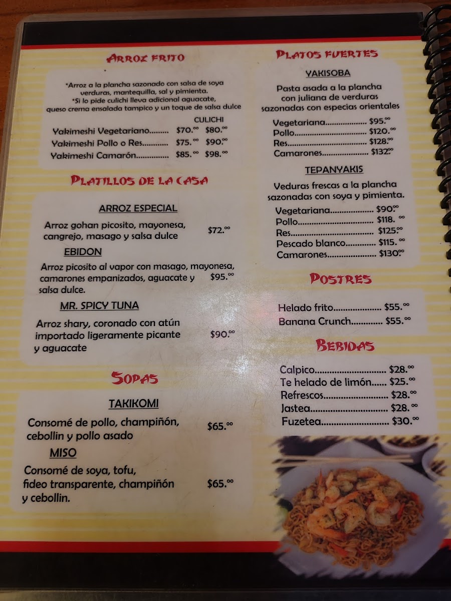 Oishi sushi valdepeñas Photo Menu 2
