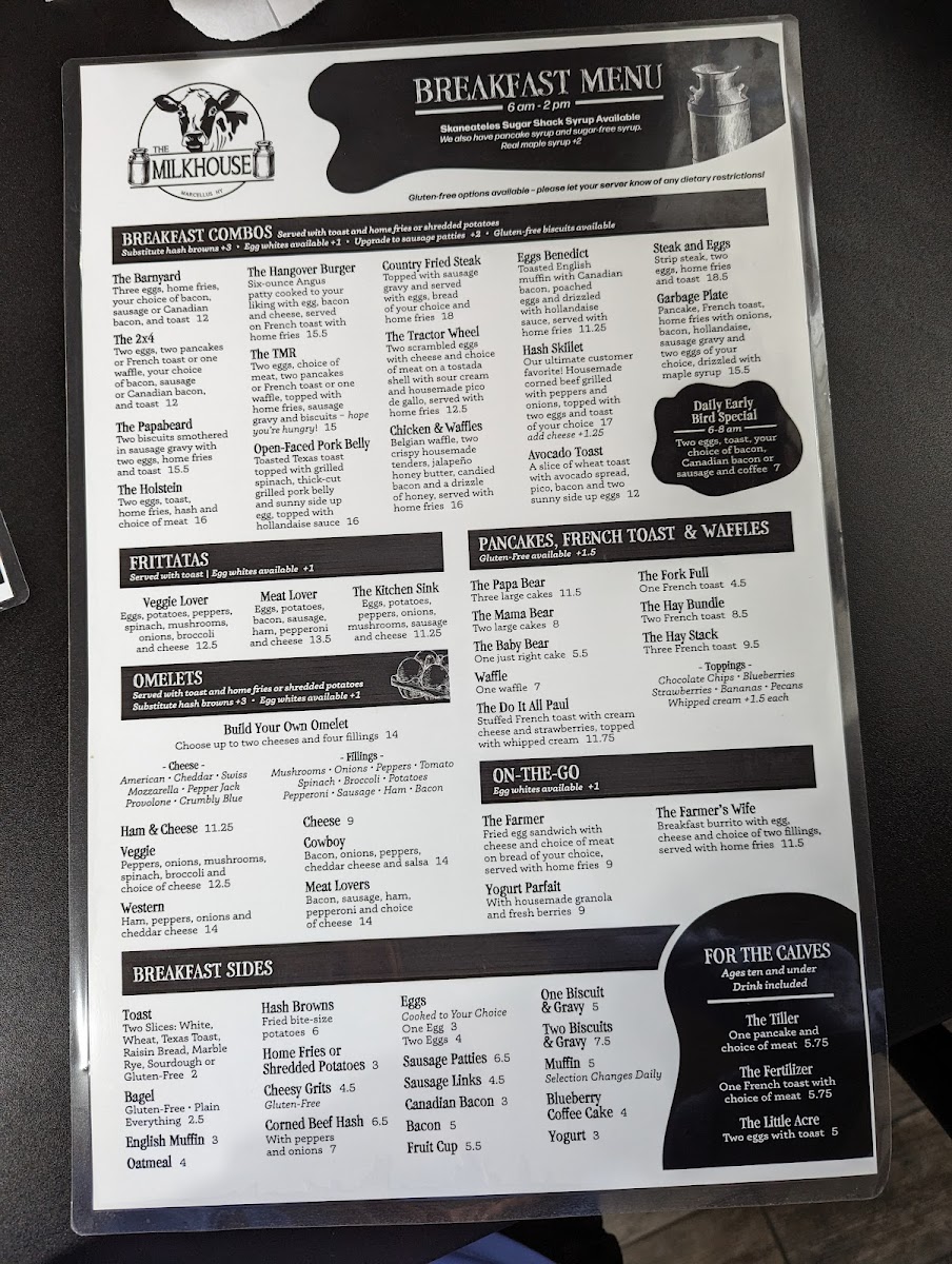 Milkhouse Diner Photo Menu 9