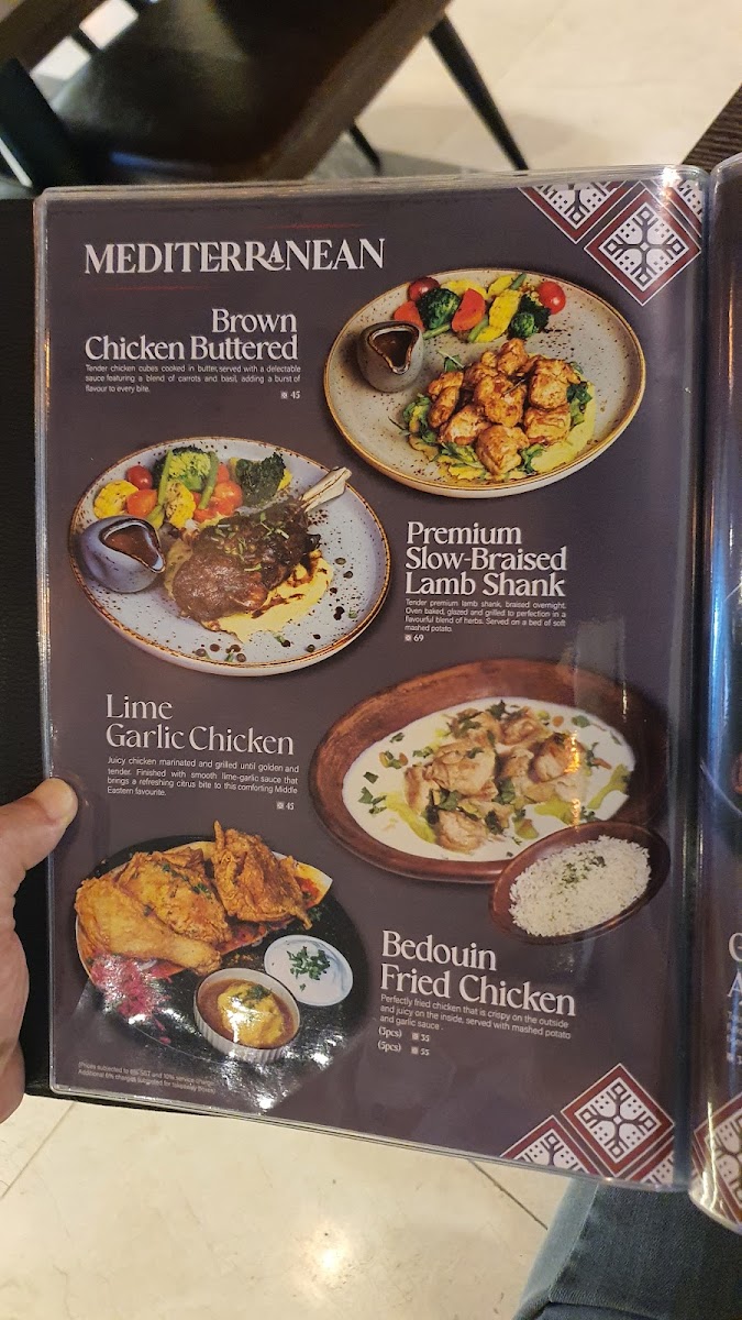 Royal Bedouin Photo Menu 5
