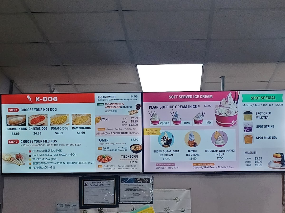 K-DOG Photo Menu 6