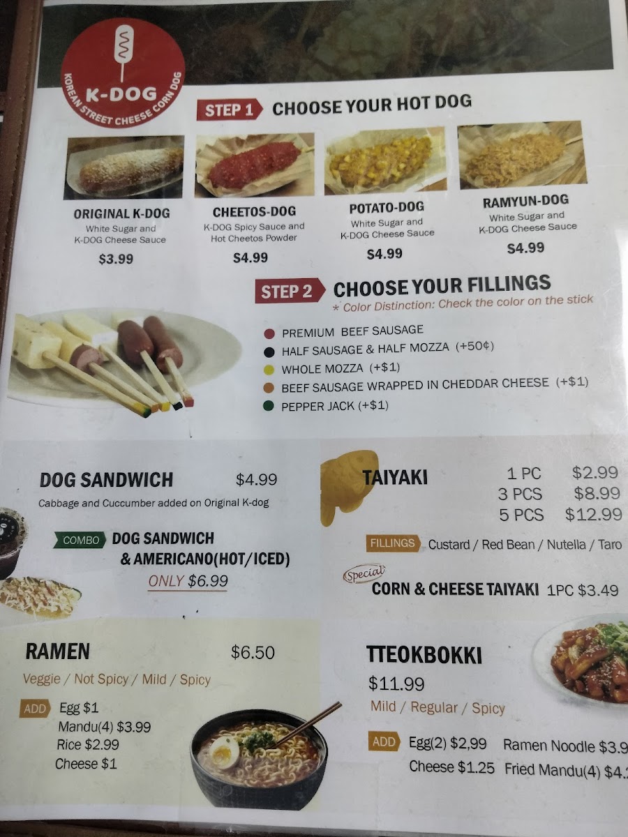 K-DOG Photo Menu 9