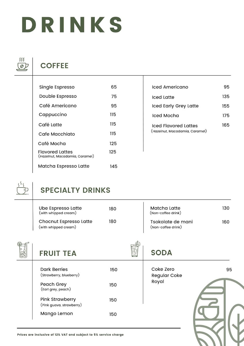 Cafe Stella Itogon Photo Menu 2