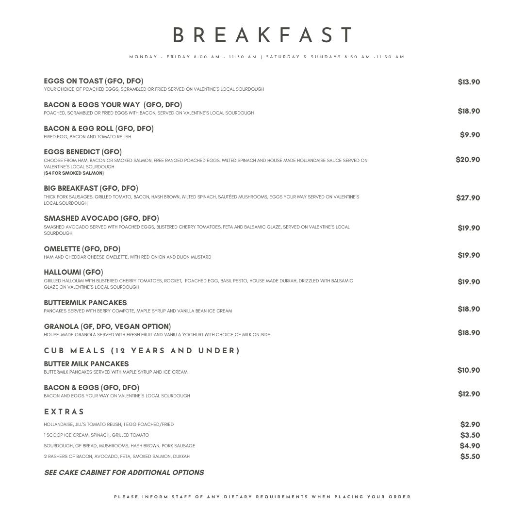 The Fox & Brew Photo Menu 3