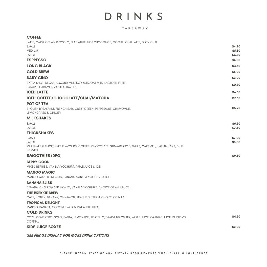 The Fox & Brew Photo Menu 4