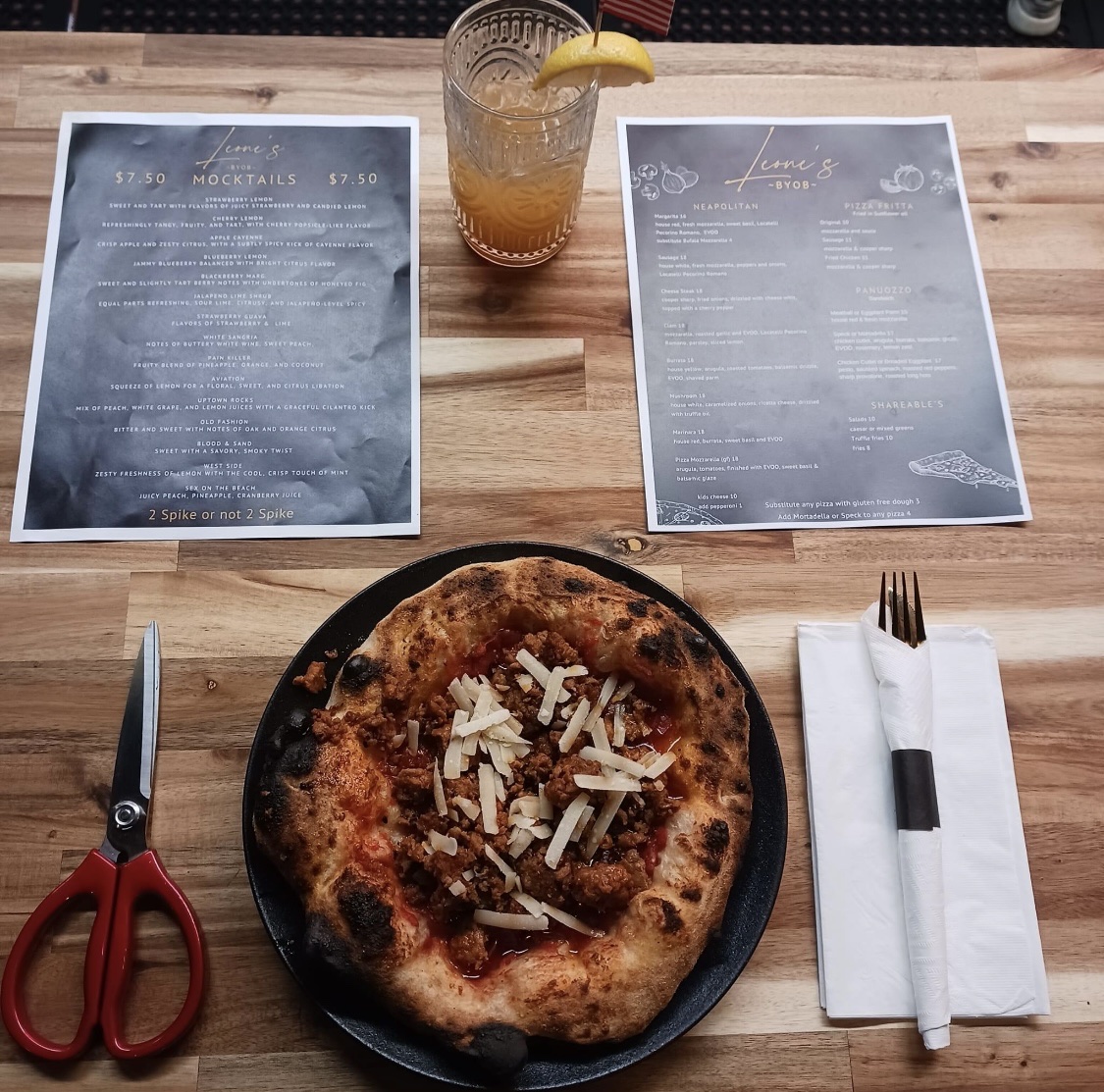 Leone’s Elverson, PA BYOB Photo Menu 2