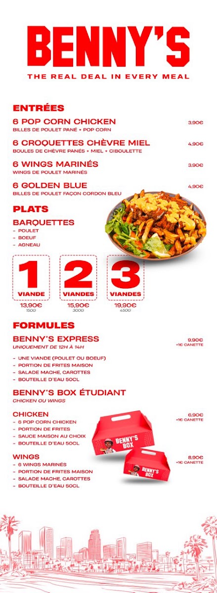BENNY’S•Grill Street Food Photo Menu 3