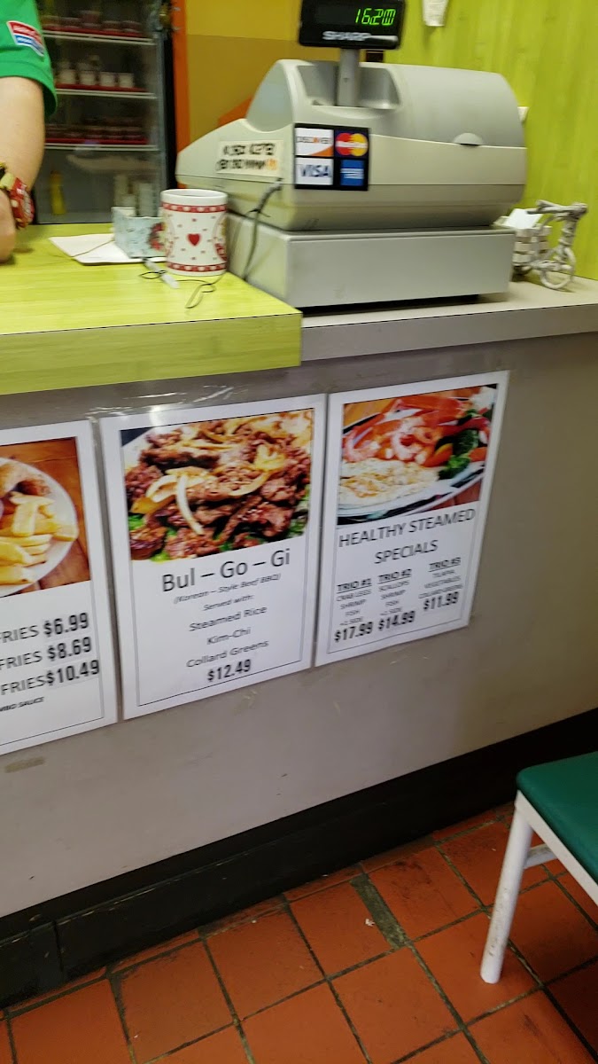 Father & Son Seafood Photo Menu 3