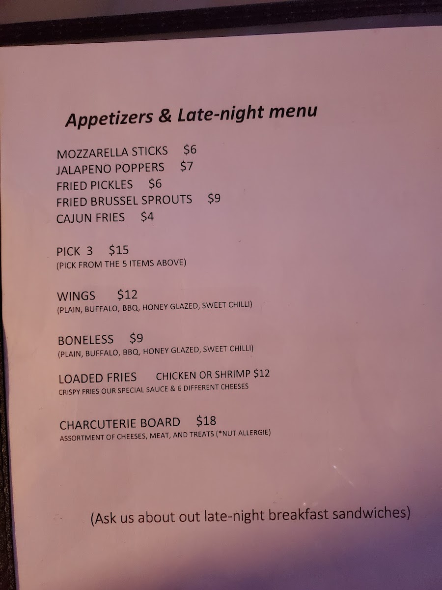 Marlee's Bar & Grill Photo Menu 3