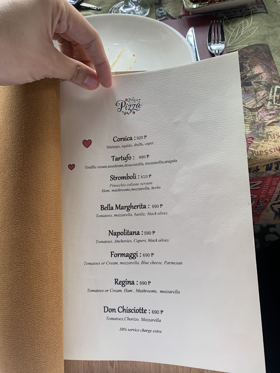 Pinocchio Pizza & Wine Tagaytay Photo Menu 3