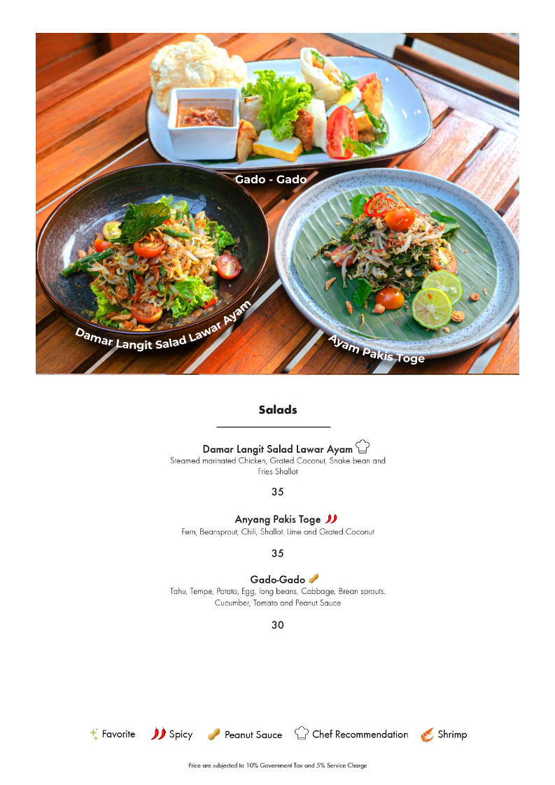 Damar Langit Dining & Venue Cibubur Photo Menu 1