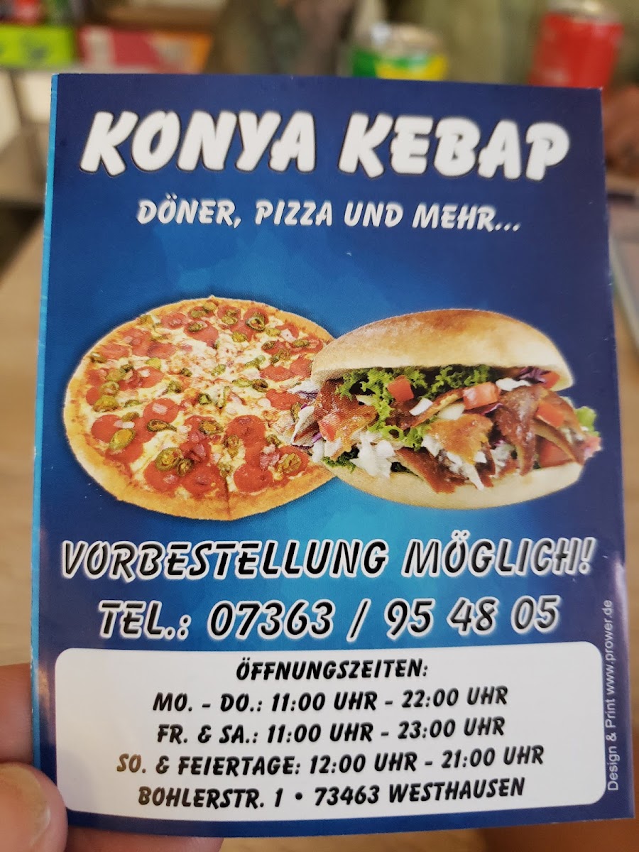 Konya Kebap Westhausen Photo Menu 9
