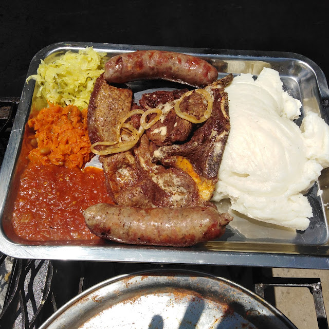 Pap Steak and Wors