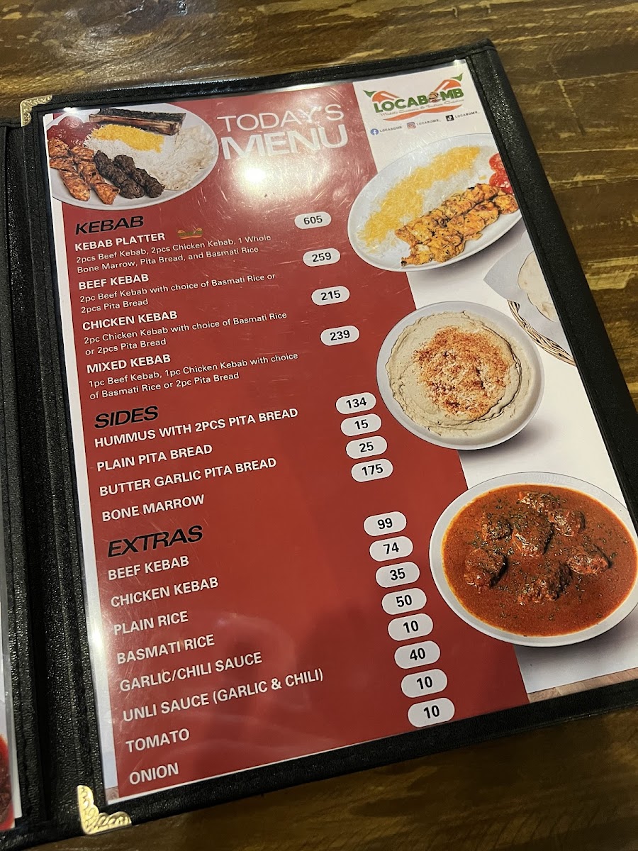 Locabomb Photo Menu 2