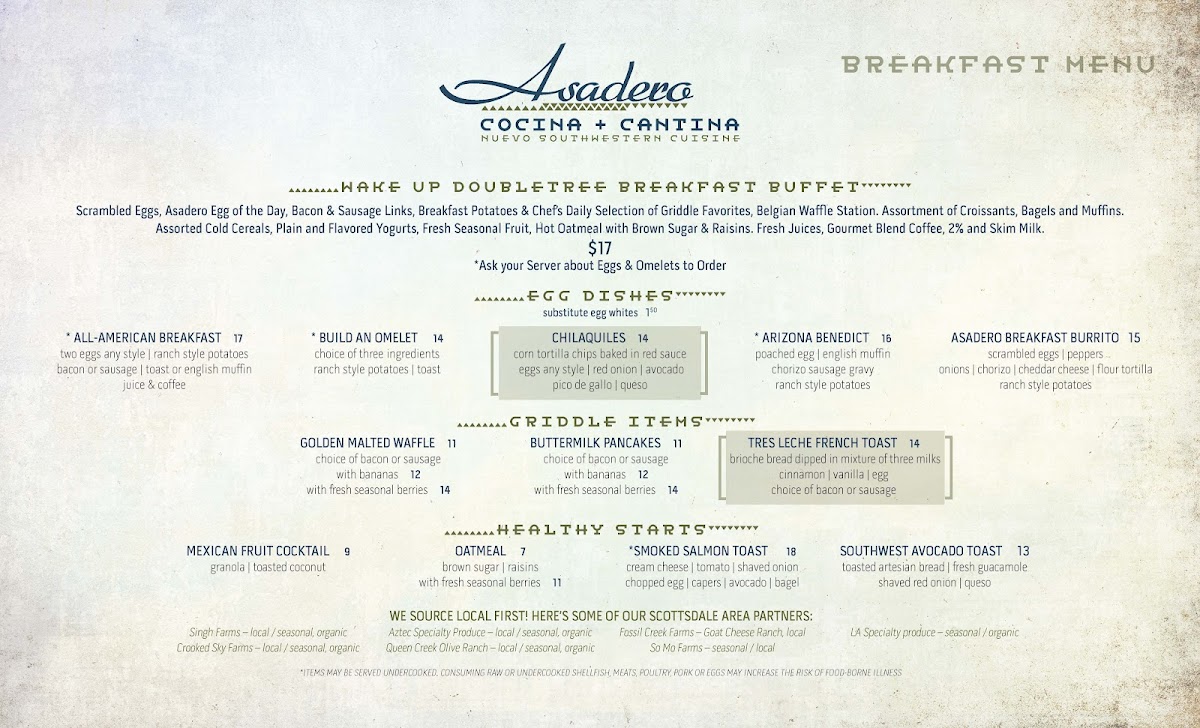 Asadero Cocina + Cantina Photo Menu 10