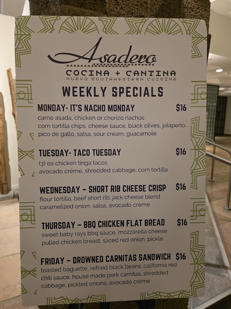 Asadero Cocina + Cantina Photo Menu 4
