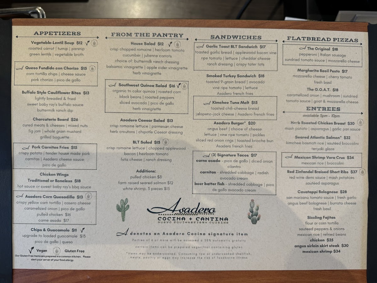 Asadero Cocina + Cantina Photo Menu 6