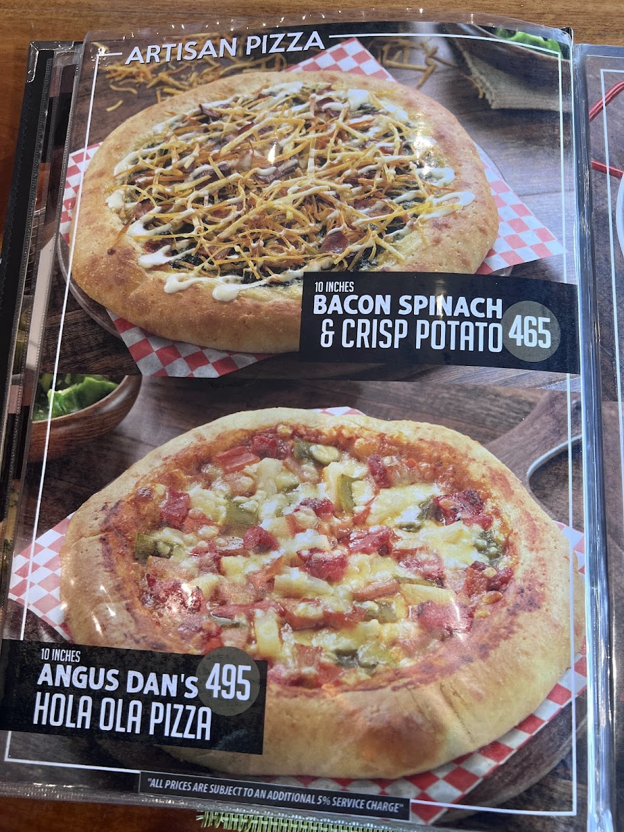 Angus Dan's Photo Menu 9