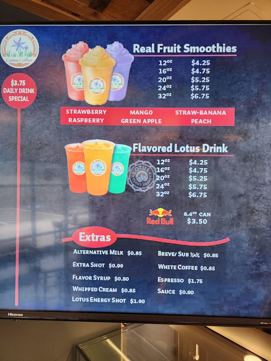 Camas Coffee House Photo Menu 4