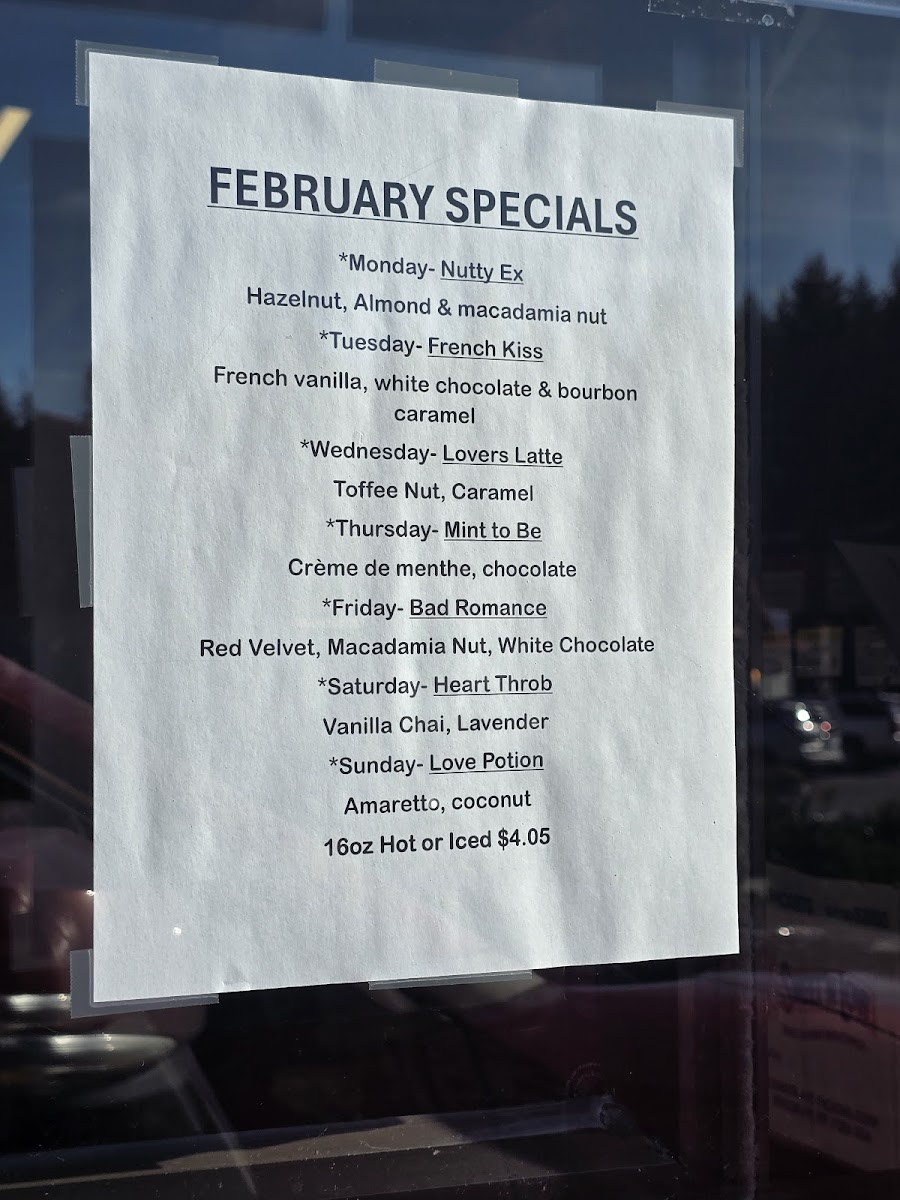 Camas Coffee House Photo Menu 6