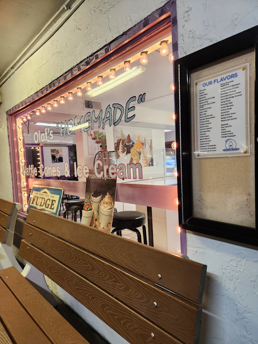 Big Olaf Creamery Photo Menu 3