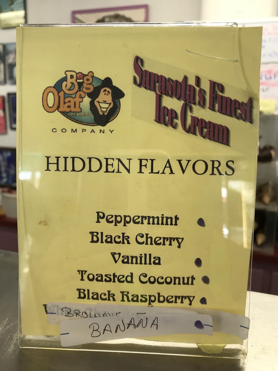 Big Olaf Creamery Photo Menu 5