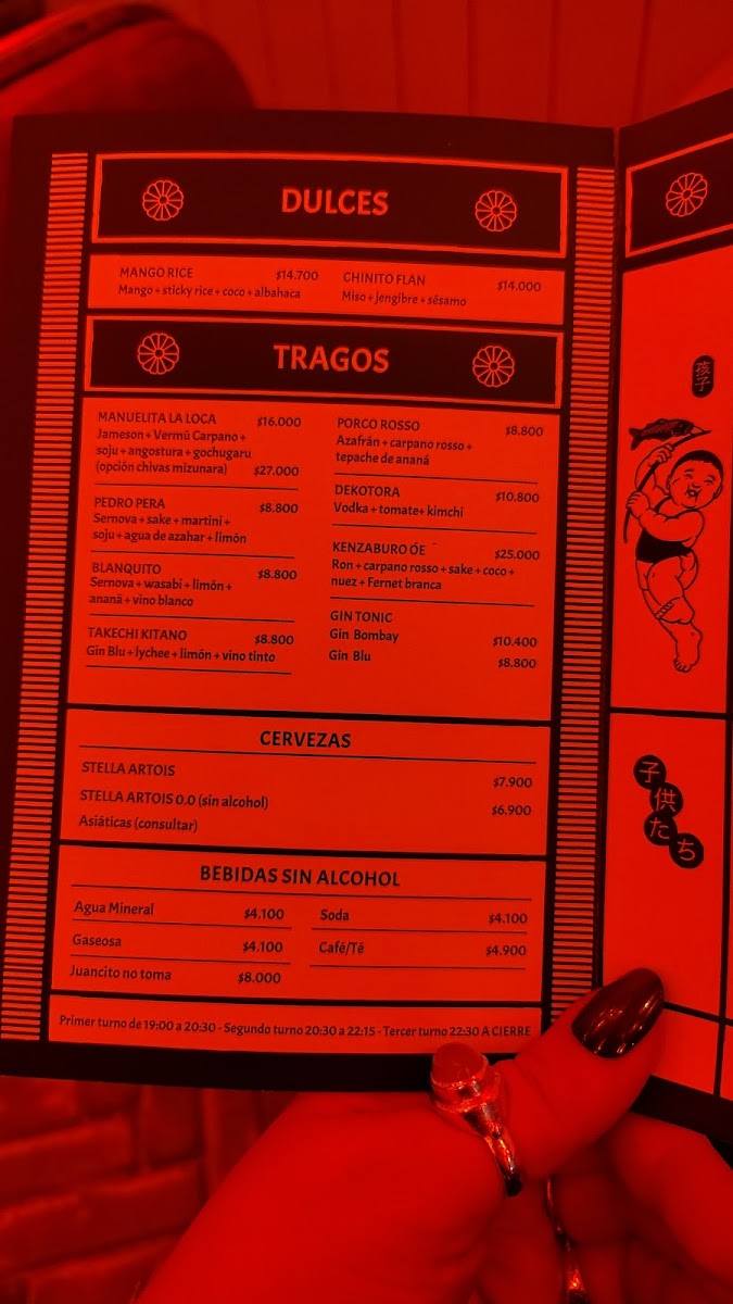 Niño Gordo Photo Menu 8