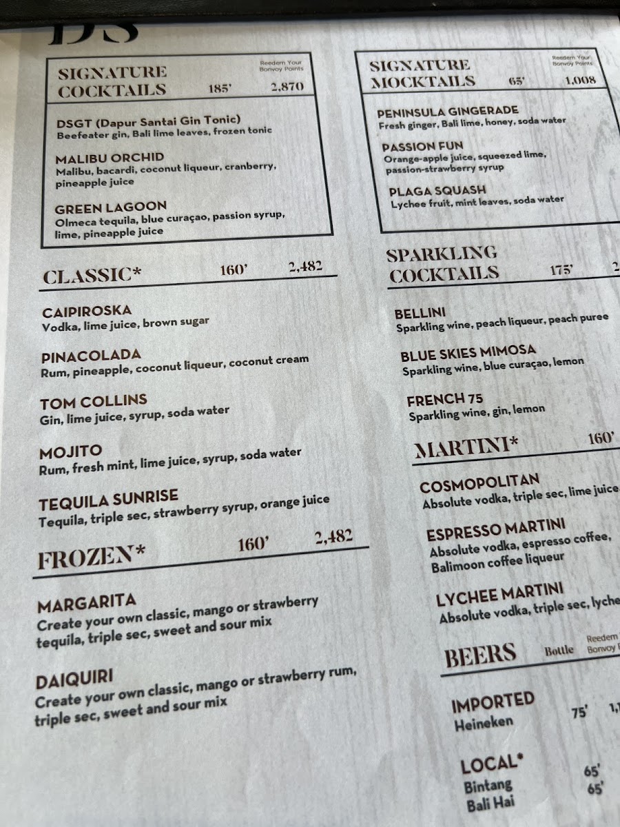 Dapur Santai Pool Bar and Grill Photo Menu 2