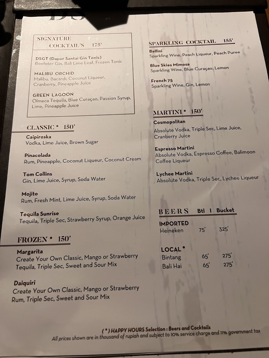 Dapur Santai Pool Bar and Grill Photo Menu 6