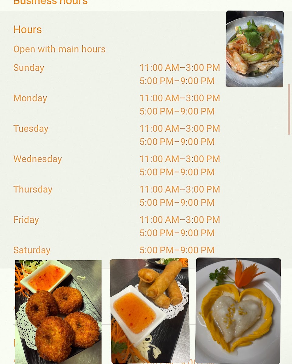 Tin House 'Thai Street Food' Photo Menu 1