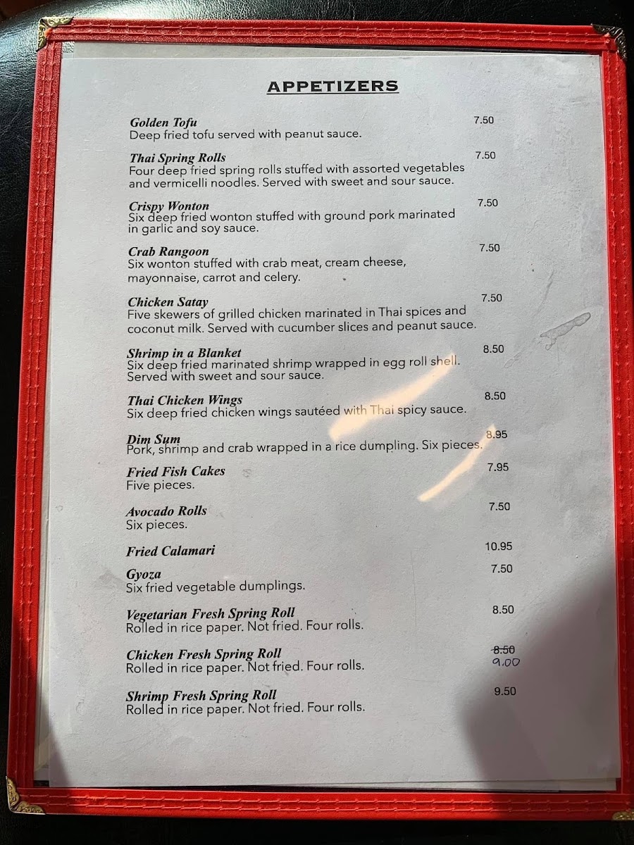 Tin House 'Thai Street Food' Photo Menu 8