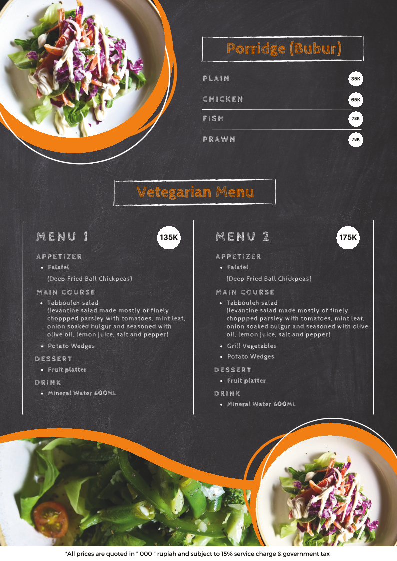 The Cuisine Bali Photo Menu 6