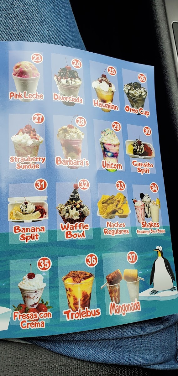 The Frozen Penguins Photo Menu 1