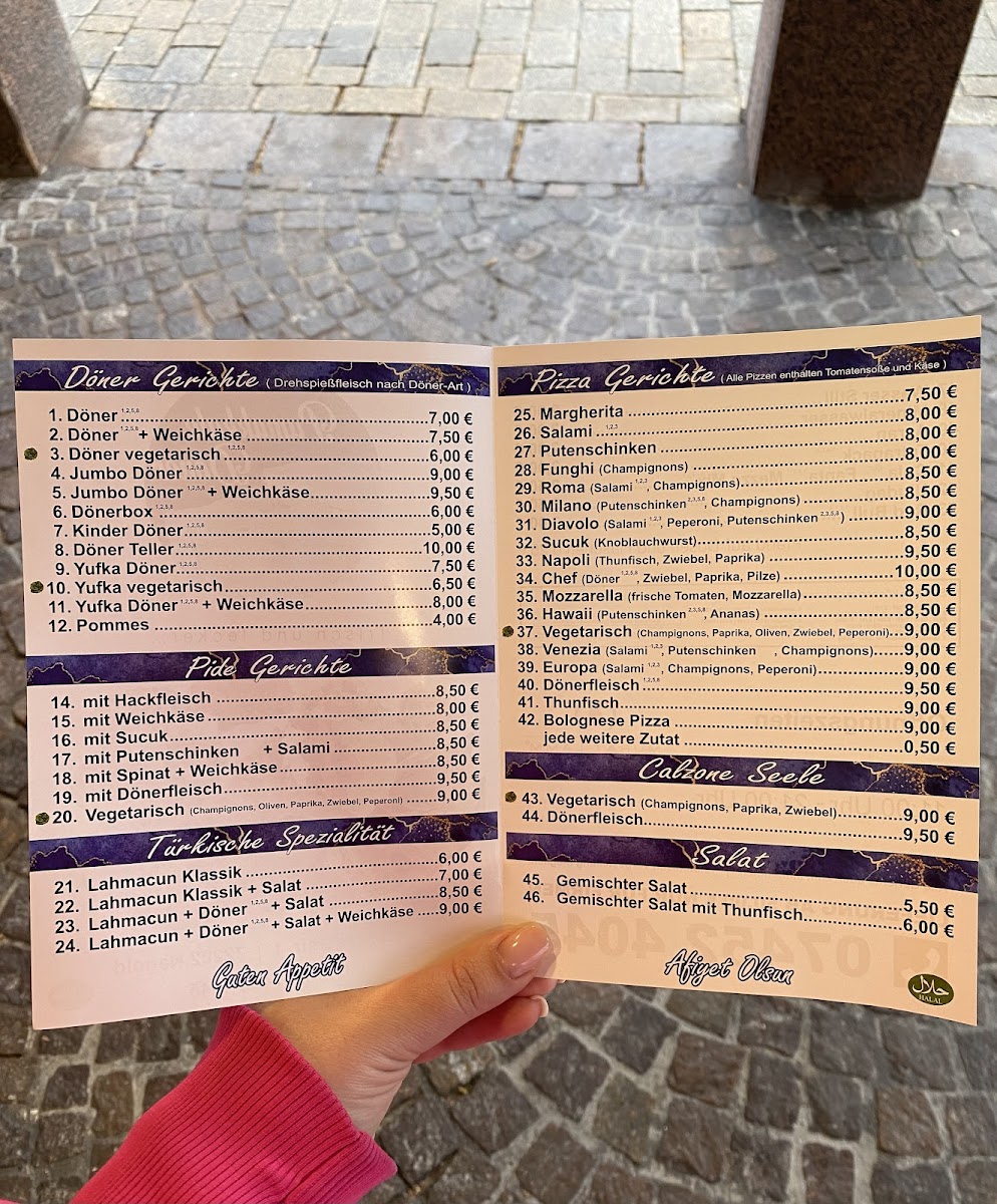 Pamukkale Döner Nagold Photo Menu 1