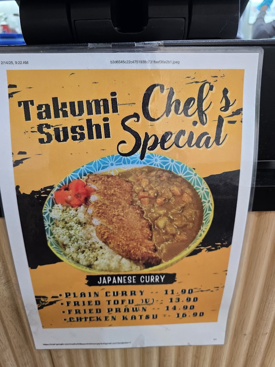 Takumi Sushi 匠寿司 Photo Menu 10