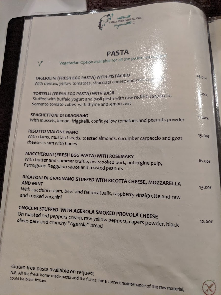 Tavernetta Cinquantotto Photo Menu 5