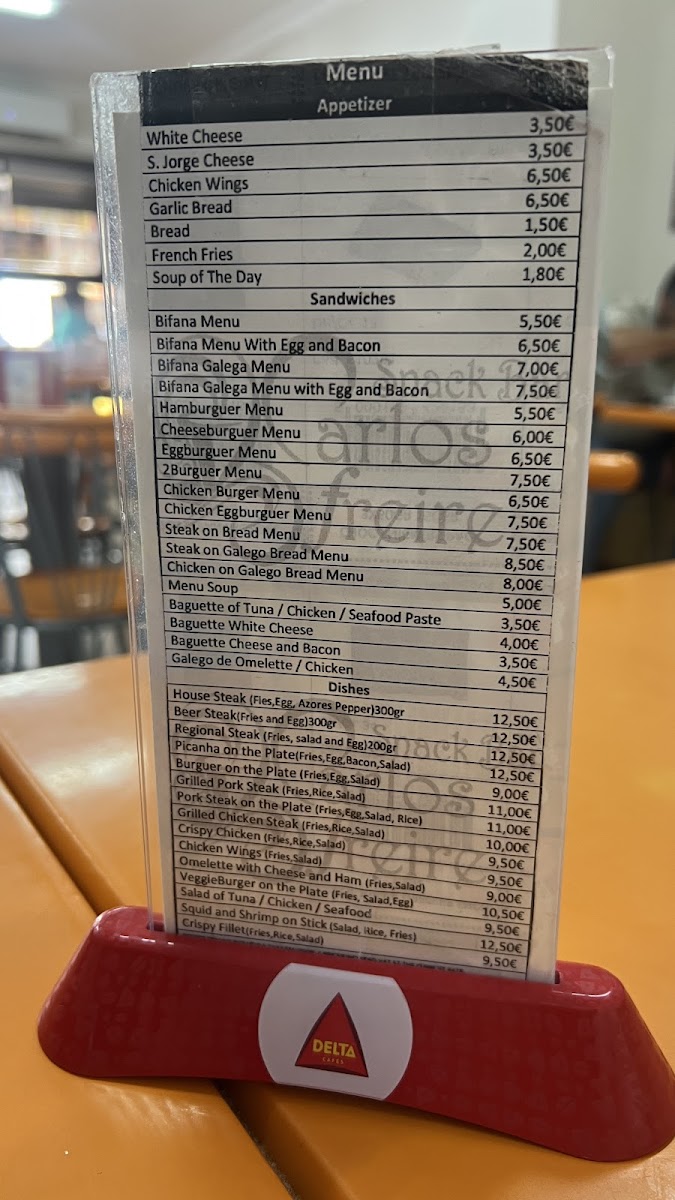 Snack Bar Carlos Freire Photo Menu 8