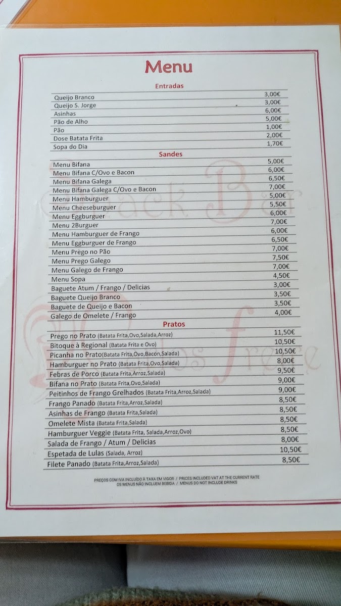 Snack Bar Carlos Freire Photo Menu 9